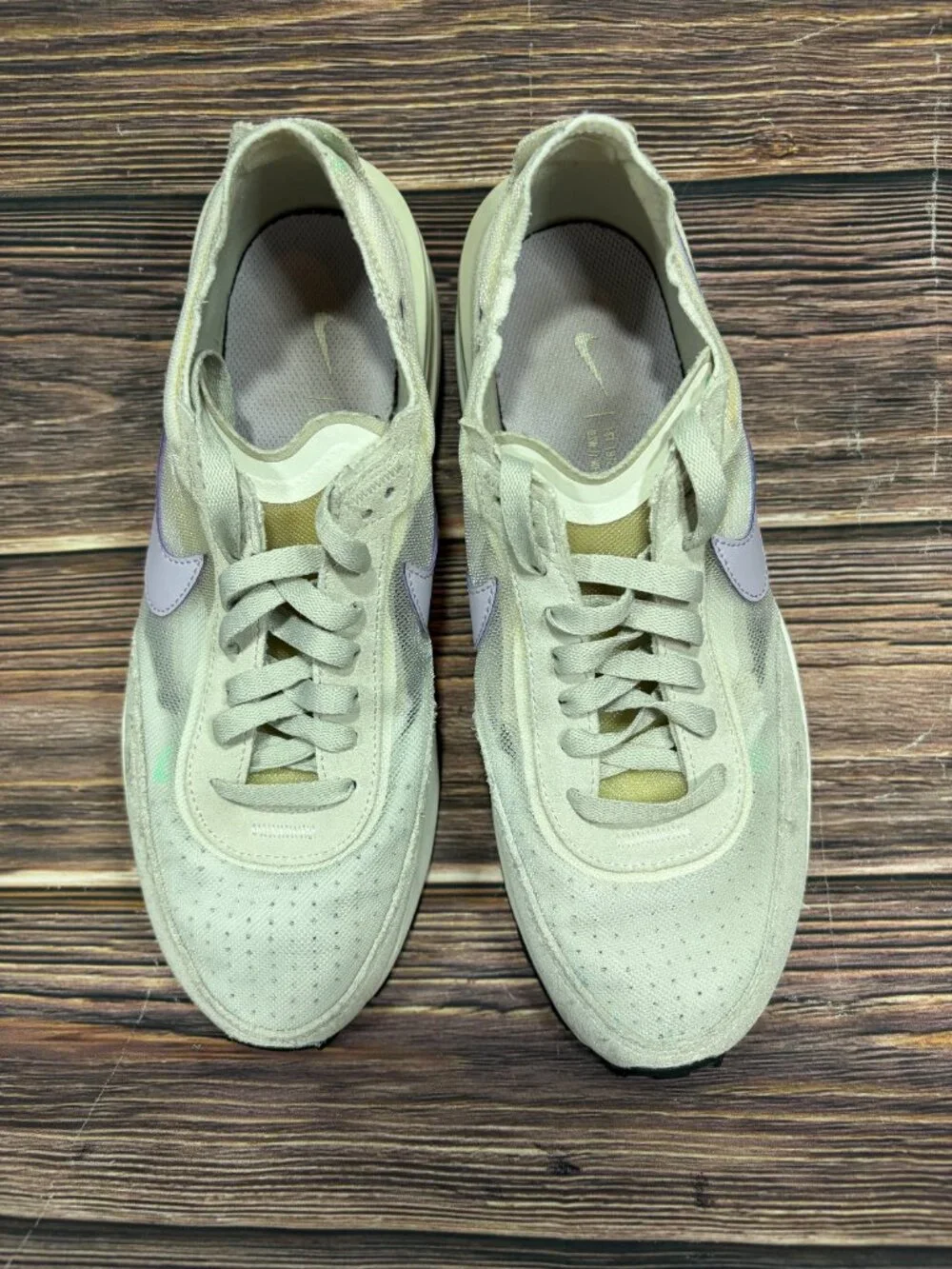 Nike Waffle One Summit White Infinite Lilac Women's Athletic Shoes Size 9.5
